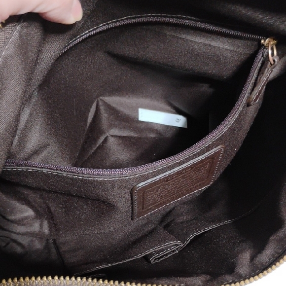 FIRM PRICE! RARE! New Coach Tonal Signature C  Hobo Shoulder Bag Dust Bag - Picture 12 of 16